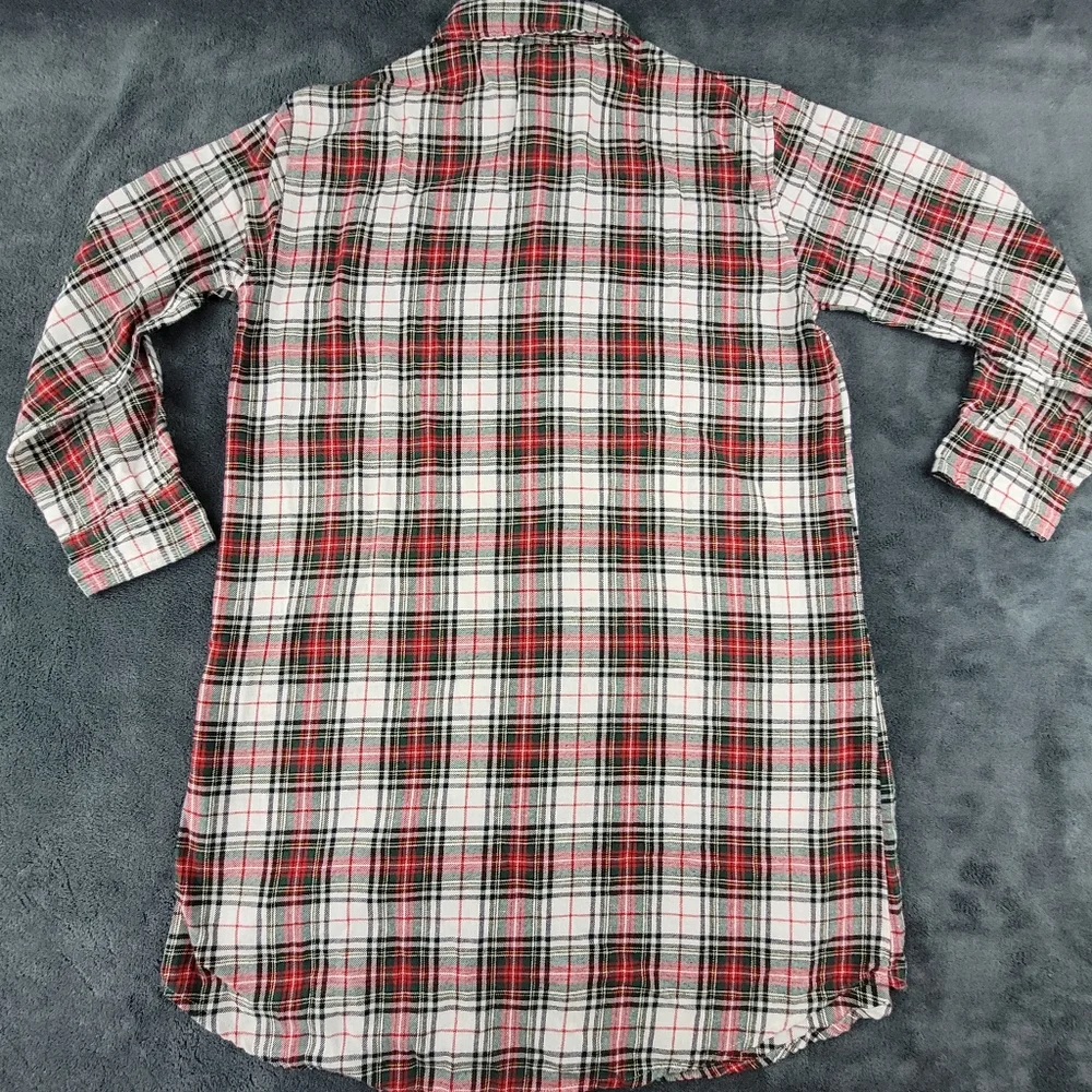 Lauren Ralph Lauren Medium Flannel Nightshirt Nightgown